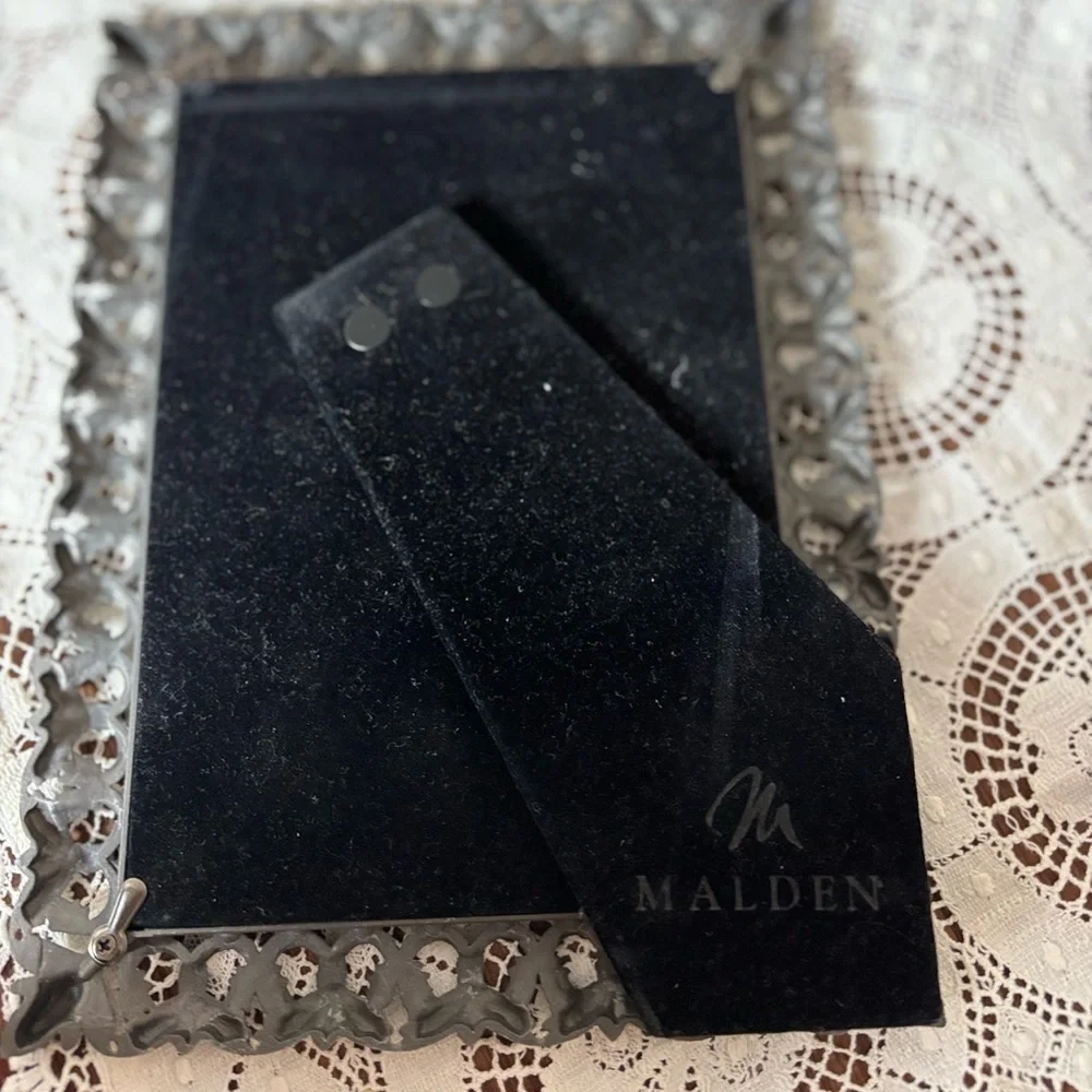 Malden Ornate Black Silver Scroll Photo Frame 5 X 7
